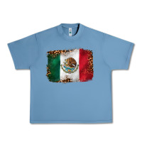 Pebble Blue mexican and leopard flag Urban Heavy Tee - CTS Tumbler Store