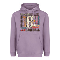 Lavender baseball Heavyweight Hoodie - MaliasSmallBusiness