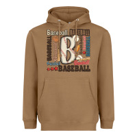 Toasted Coconut baseball Heavyweight Hoodie - MaliasSmallBusiness