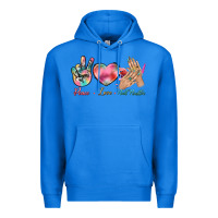 True Royal Peace Love Nail Hustler Premium Hoodie - BundleAndBundleShop