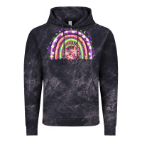 Cloud Black Easter Floral Spring Rainbow Vintage Hoodie - RanaPortraitStore