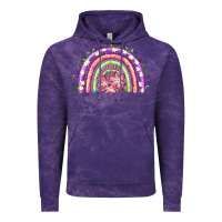 Cloud Purple Easter Floral Spring Rainbow Vintage Hoodie - RanaPortraitStore