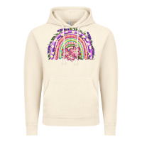Vintage Artic Easter Floral Spring Rainbow Vintage Hoodie - RanaPortraitStore