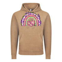 Vintage Coffee Easter Floral Spring Rainbow Vintage Hoodie - RanaPortraitStore