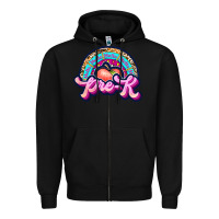 Black pre k Zipper Hoodie - JahusDesignShop