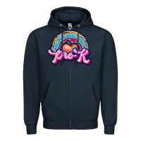 Navy pre k Zipper Hoodie - JahusDesignShop