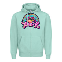 Seafoam pre k Zipper Hoodie - JahusDesignShop