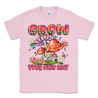 Bubblegum Pink grow your own way Classic Tee - JahusDesignShop