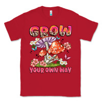 Red grow your own way Classic Tee - JahusDesignShop