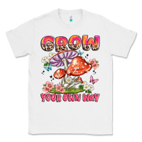 White grow your own way Classic Tee - JahusDesignShop