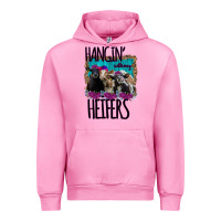 Fuchsia Pink Hangin With My Heifers Urban Hoodie - Bettercallsaul