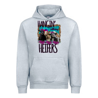 Heather Grey Hangin With My Heifers Urban Hoodie - Bettercallsaul