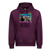 Mauve Wine Hangin With My Heifers Urban Hoodie - Bettercallsaul