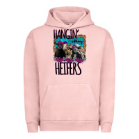 Pigment Salmon Hangin With My Heifers Urban Hoodie - Bettercallsaul