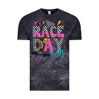 Cloud Black it's race day y'all Vintage Tee - Zillion Design Studio