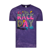Cloud Purple it's race day y'all Vintage Tee - Zillion Design Studio