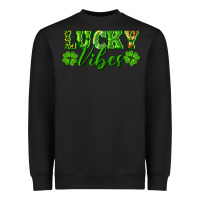 Black lucky vibes Heavyweight Sweatshirt - RanaPortraitStore