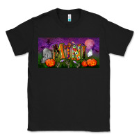 Black halloween mini license plate Classic Tee - BundleAndBundleShop