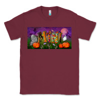 Burgundy halloween mini license plate Classic Tee - BundleAndBundleShop