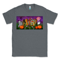 Charcoal Heather halloween mini license plate Classic Tee - BundleAndBundleShop
