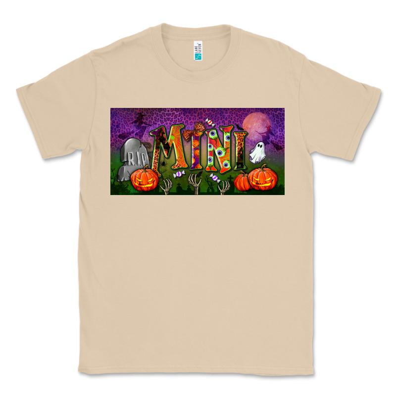 Halloween Mini License Plate Classic Tee by BundleAndBundleShop | Teevron