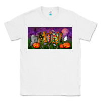 White halloween mini license plate Classic Tee - BundleAndBundleShop