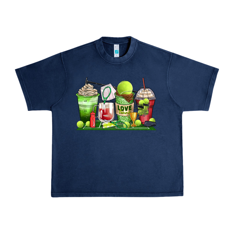 Tennis Coffee Cups Urban Heavy Tee by Zillion Design Studio | Teevron