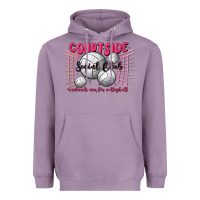 Lavender volleyball mom Heavyweight Hoodie - MaliasSmallBusiness