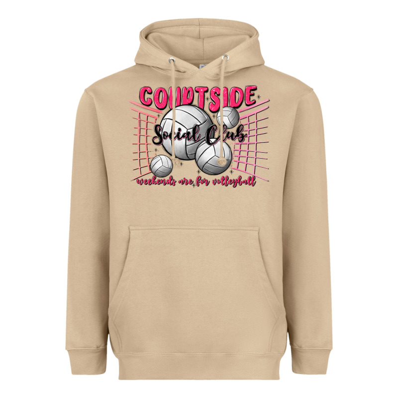 Volleyball Mom Heavyweight Hoodie by MaliasSmallBusiness | Teevron