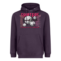 Plum volleyball mom Heavyweight Hoodie - MaliasSmallBusiness
