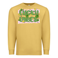 Antique Gold lucky vibes Premium Sweatshirt - MaliasSmallBusiness