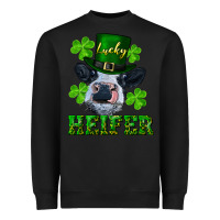 Black lucky heifer Heavyweight Sweatshirt - RanaPortraitStore
