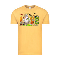 Vintage Mustard Love Nurse Halloween Vintage Tee - texasbilliewilder