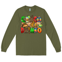 Army Green cinco de drinko Long Sleeve Tee - AdoDesignShop