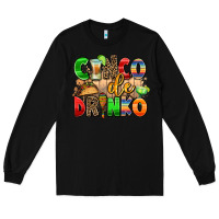 Black cinco de drinko Long Sleeve Tee - AdoDesignShop