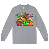 Heather Grey cinco de drinko Long Sleeve Tee - AdoDesignShop