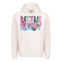 Pale Pink Little Bunny Easter Premium Hoodie - BundleAndBundleShop