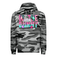 Slate Camo Little Bunny Easter Premium Hoodie - BundleAndBundleShop