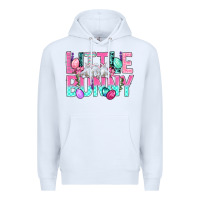 White Little Bunny Easter Premium Hoodie - BundleAndBundleShop
