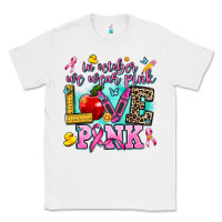 White in october we wear pink love pink Classic Tee - AdoDesignShop