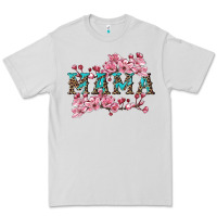 Dove Grey mama with cherry blossoms Premium Tee - Artiststas
