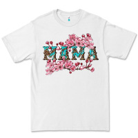 White mama with cherry blossoms Premium Tee - Artiststas