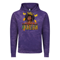 Cloud Purple beautiful black queen Vintage Hoodie - texasbilliewilder