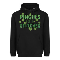 Black pinches get stitches Heavyweight Hoodie - MaliasSmallBusiness