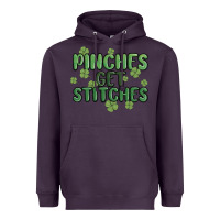 Plum pinches get stitches Heavyweight Hoodie - MaliasSmallBusiness