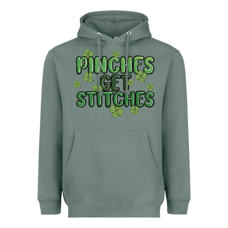 Pinches Get Stitches Heavyweight Hoodie by MaliasSmallBusiness | Teevron