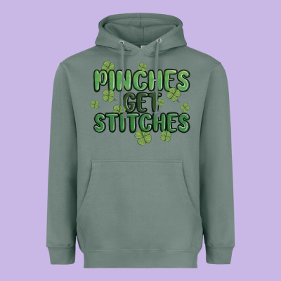 Pinches Get Stitches Heavyweight Hoodie Designed By Maliassmallbusiness