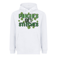 White pinches get stitches Heavyweight Hoodie - MaliasSmallBusiness