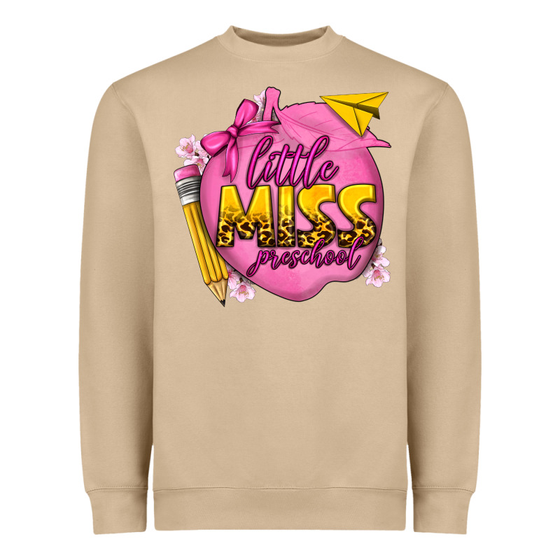Little Miss Preschool Heavyweight Sweatshirt by texasbilliewilder | Teevron