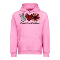 Fuchsia Pink Peace Love Sunshine Sunflower Urban Hoodie - Bettercallsaul
